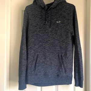Hollister Blue hoodie with zippers